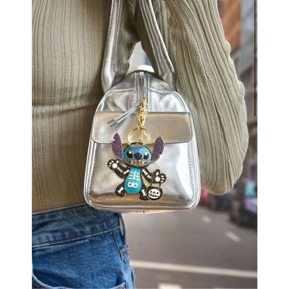 Baublebar Disney stitch skeleton costume Halloween 2D bag charm/keychain glow - Picture 3 of 6
